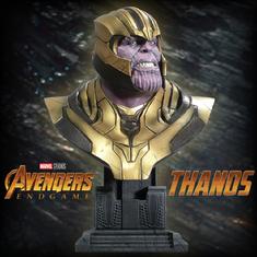 Diamond Select Toys Legends in 3-D Thanos Bust sculpted by Rocco Tartamella and painted by Jim Rowell