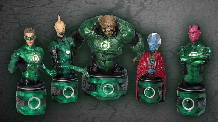 Green Lantern Movie Busts